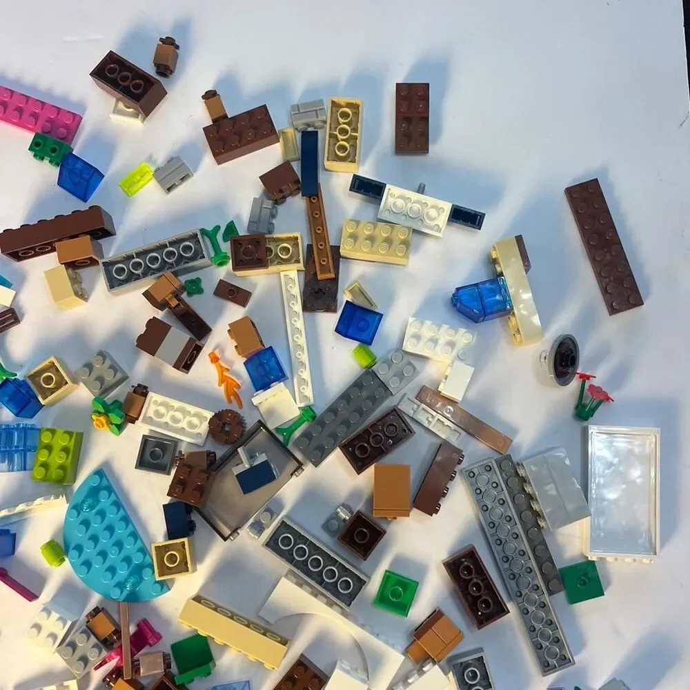 LEGO Bulk Lot of Assorted Bricks & Pieces Mixed Colors Genuine Building Blocks